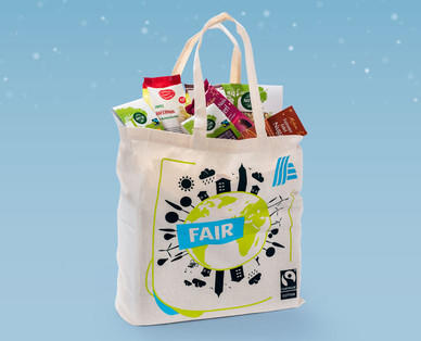 FAIRTRADE Baumwolltragetasche