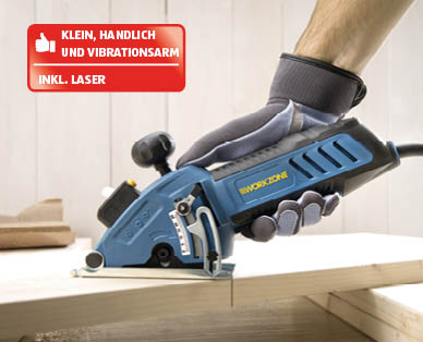 WORKZONE(R) Präzisions-Handkreissäge