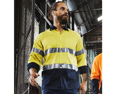 Men's Long Sleeve Drill Shirt