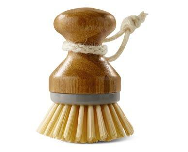 Easy Home 
 Bamboo Dish or Palm Brush