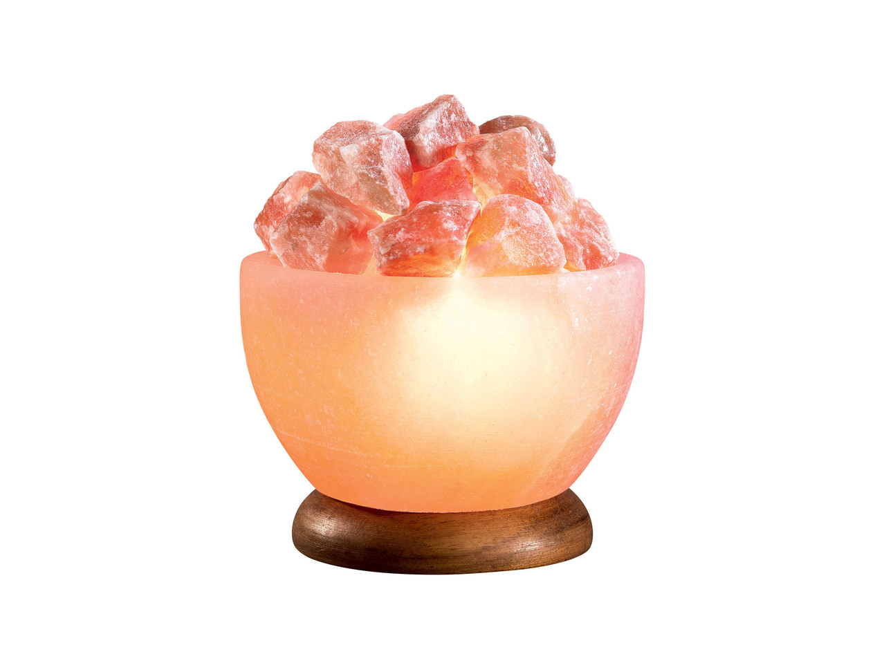 Illuminated Salt Crystal