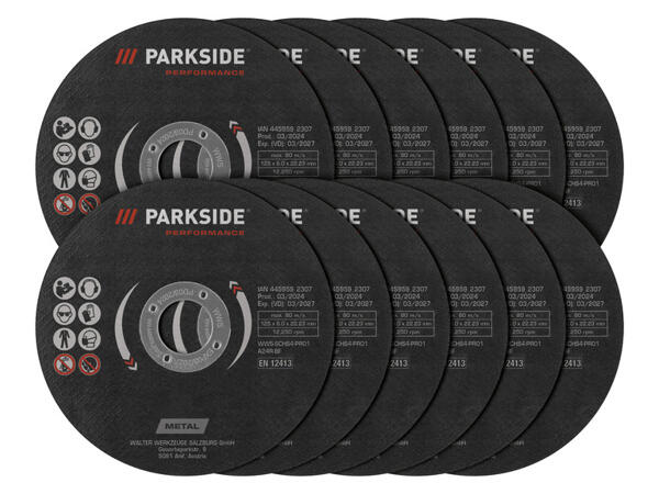 PARKSIDE PERFORMANCE(R) Řezný kotouč na kov / Hrubovací kotouč / Diamantový řezný kotouč