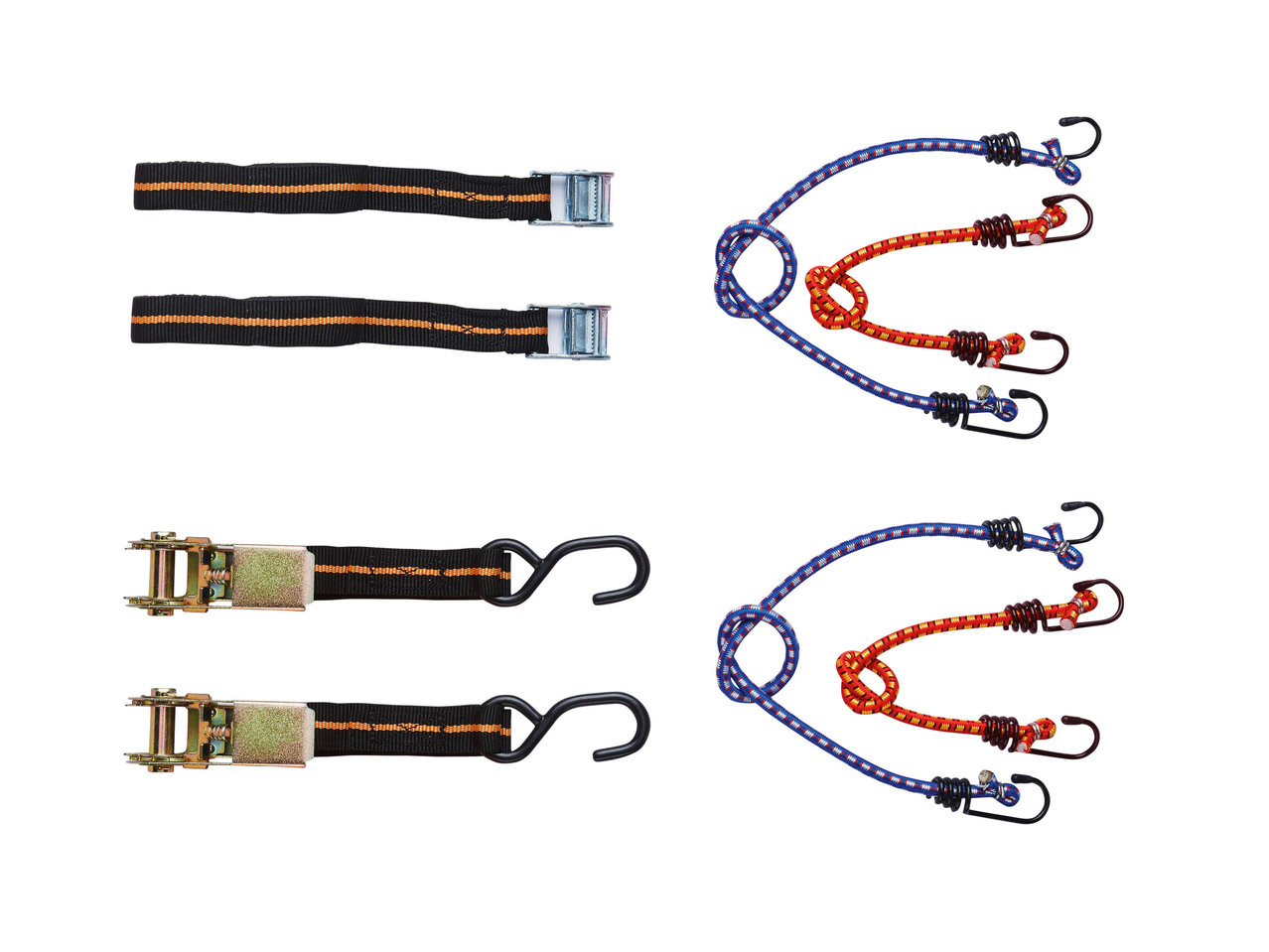 Ratchet or Bungee Cord Set or Ratchet Strap Set
