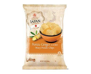 Journey To... 
 Japan Ponzu Ginger or Wasabi Wavy Potato Chips