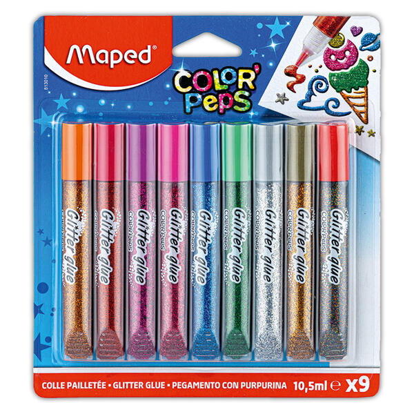 Glitterkleber COLOR' PEPS 9er-Set