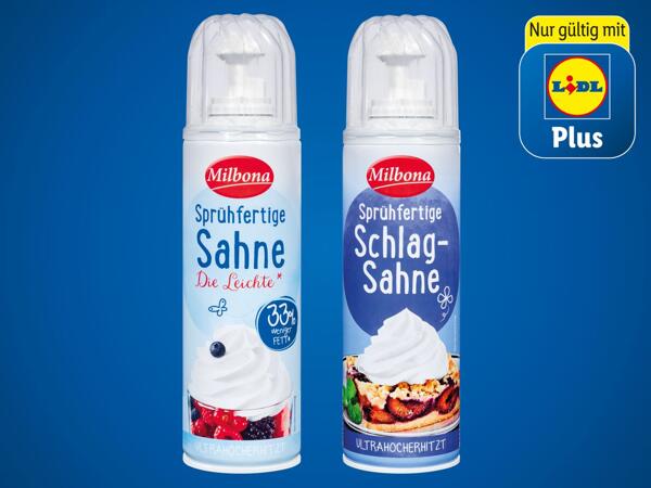 Sprühsahne