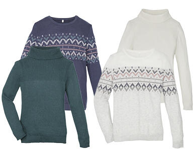 BLUE MOTION 
 PULL-OVER JACQUARD POUR FEMMES