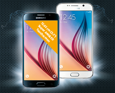 SAMSUNG Galaxy S6 (64 GB) 12,92 cm (5.1") Smartphone mit AndroidTM 5.0 Next is Now