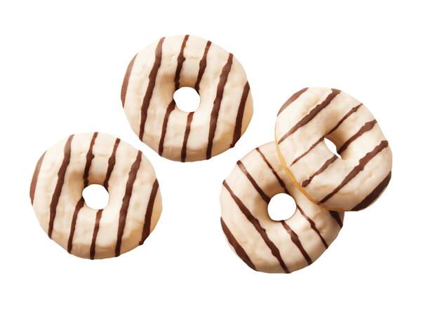 Donuts fourrés à la vanille, pack de 4