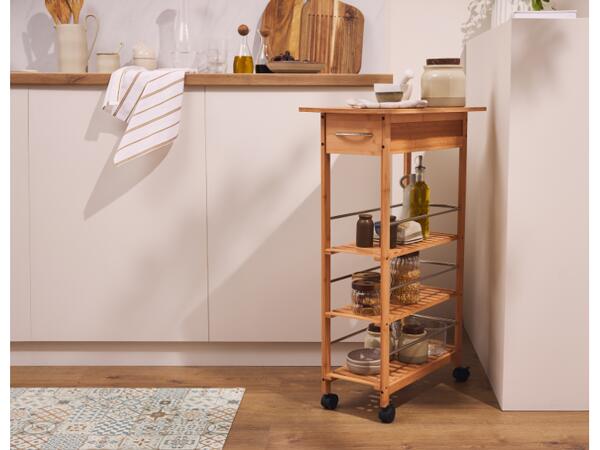 Bamboo Kitchen Trolley