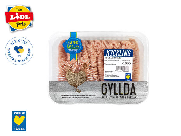 Färsk kycklingfärs