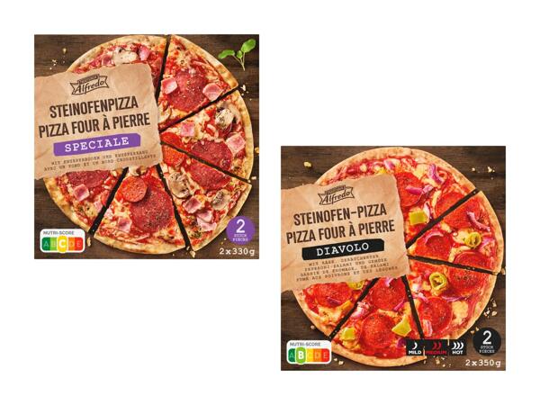 Pizza cuite au four à pierre Speciale/​Diavolo