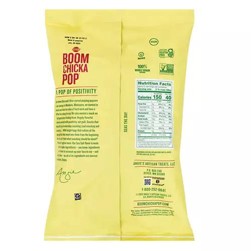Gluten Free Sea Salt Popcorn, 4.8 oz