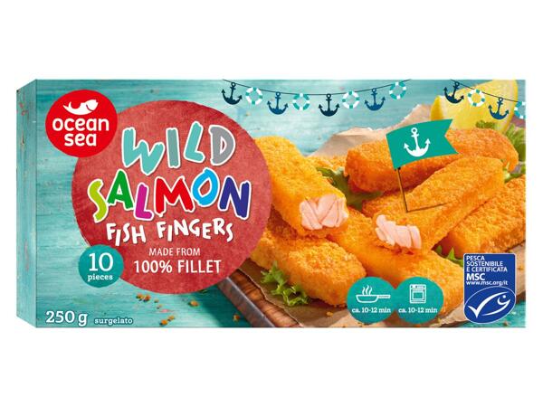 Pink Salmon Fish Fingers