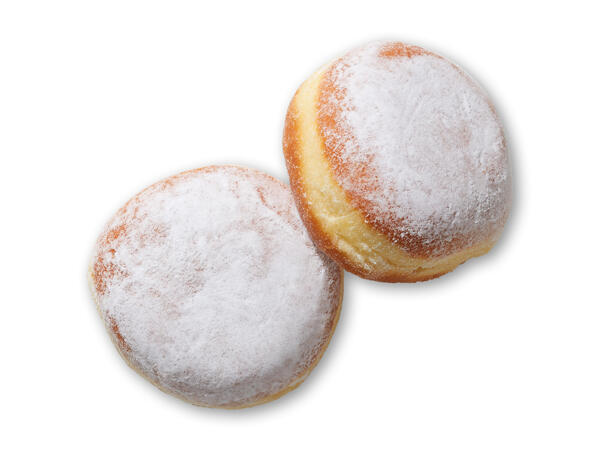 Chokoladedonut, donut med vanilje eller berliner