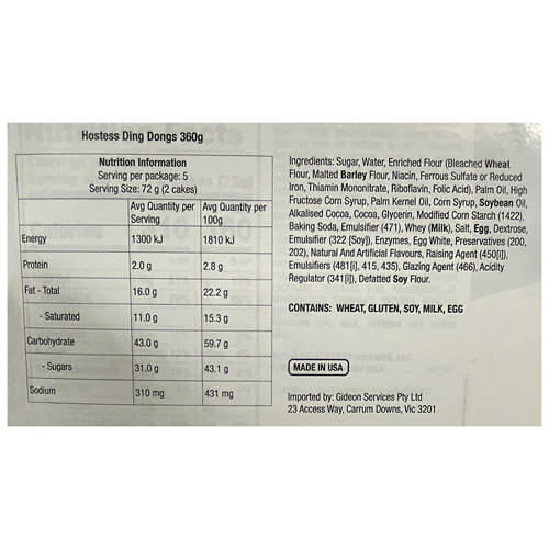 Ding Dongs 10 Pack 360g