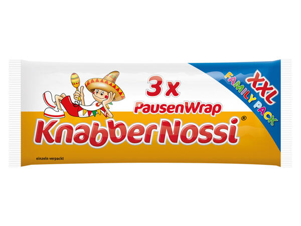 Knabbernossi Pausenwrap