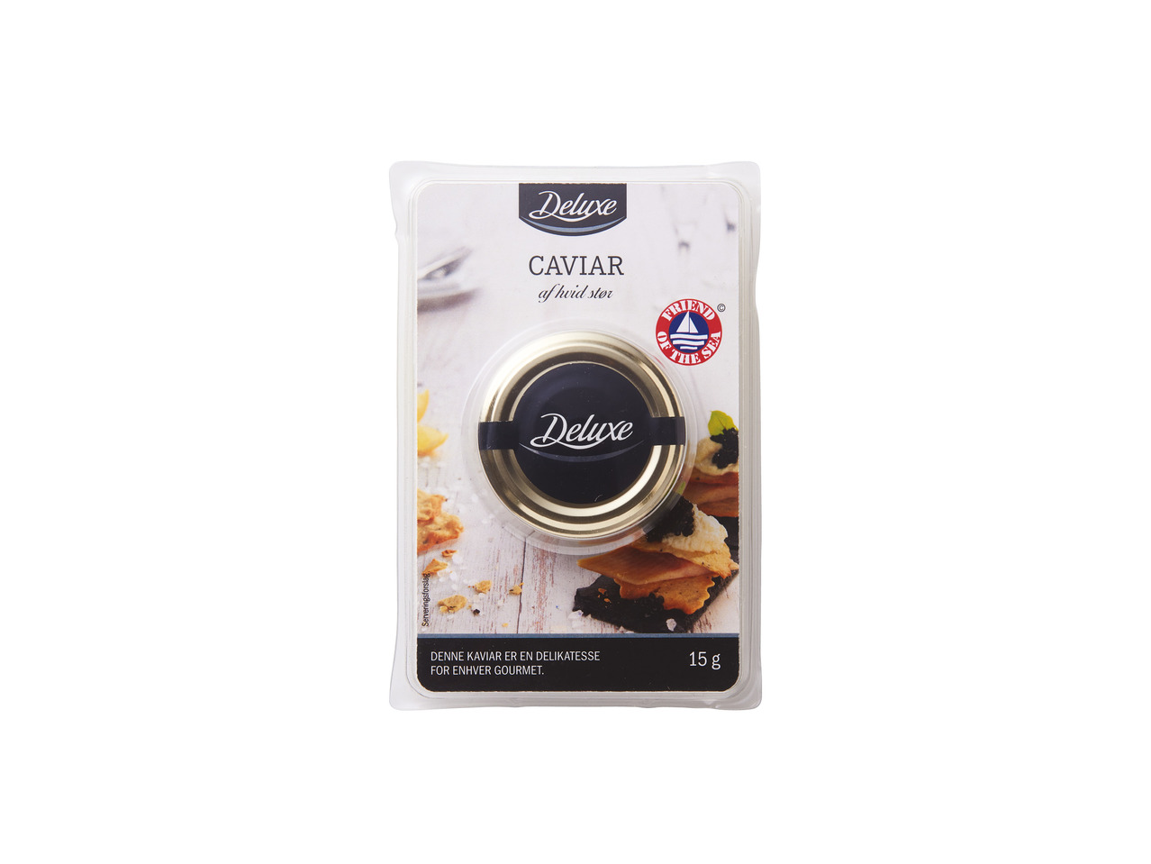 DELUXE Kaviar af hvid stør