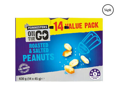 Forresters Peanuts 14pk/630g