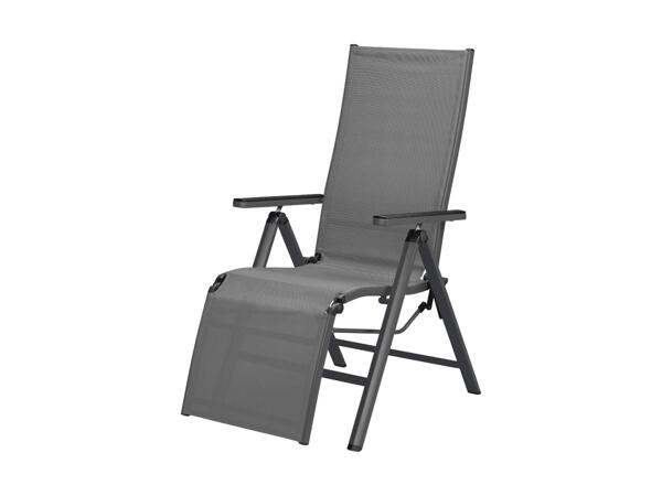 Fauteuil relax en aluminium
