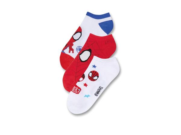 Boys' "Mickey Mouse, Spidey, Groot", 3 Pairs