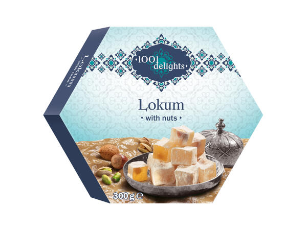 Turkish Delight with Nuts
