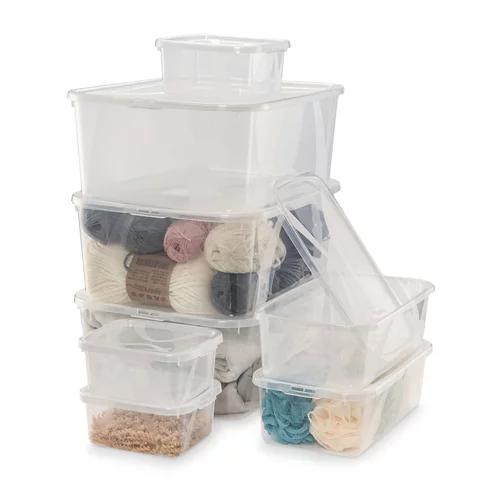 HOME CREATION Klarsichtboxen-Set, 8-teilig