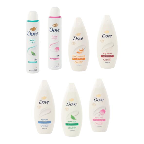 DOVE(R) 				Deodorant oder Duschgel