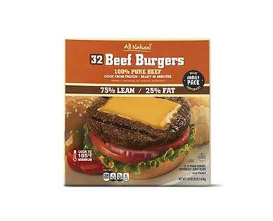 Family Pack 75/25 Ground Beef Patties
