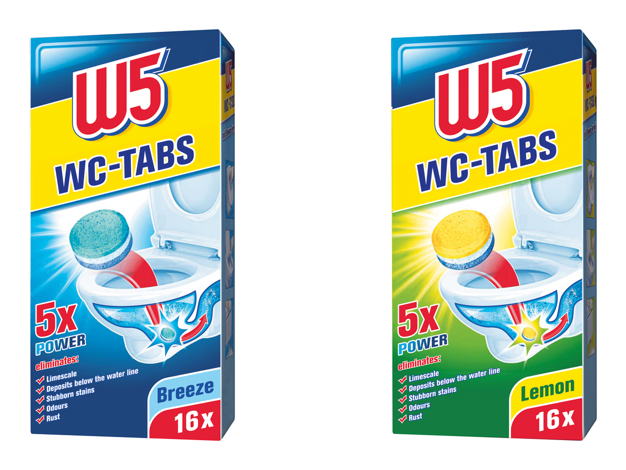 Pastilles nettoyantes pour WC
