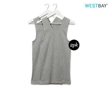 Mens Singlet 2pk