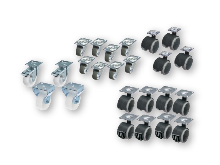 POWERFIX Transport Castors