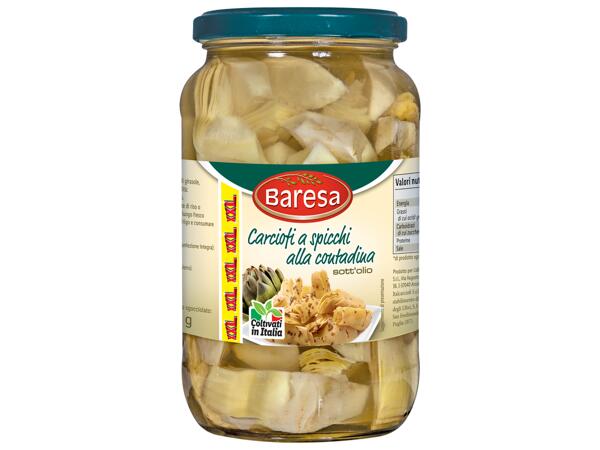 Rustic Artichoke segments "alla contadina"