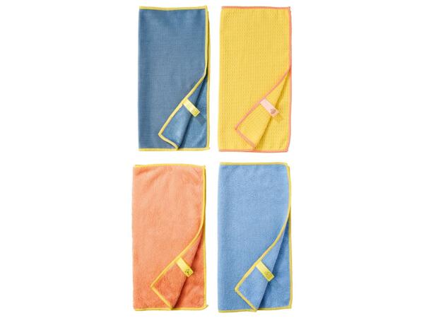 Microfibre cloths, 4 pieces