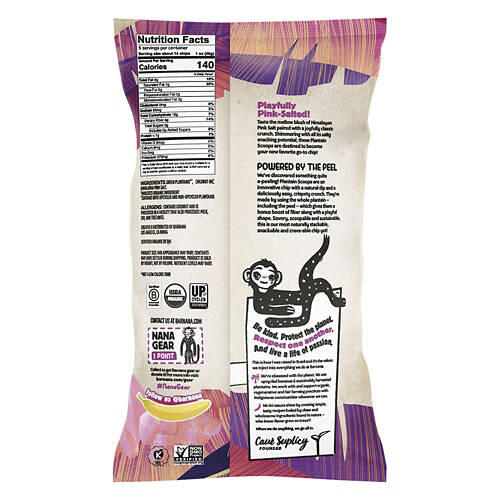 Organic Pink Salt Plantain Chips, 5 oz
