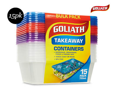 Takeaway Containers 15pk