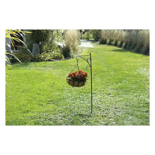 Plant Basket Stake -Scroll