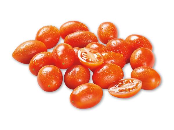 Daddelcherrytomater eller røde stenfri vindruer