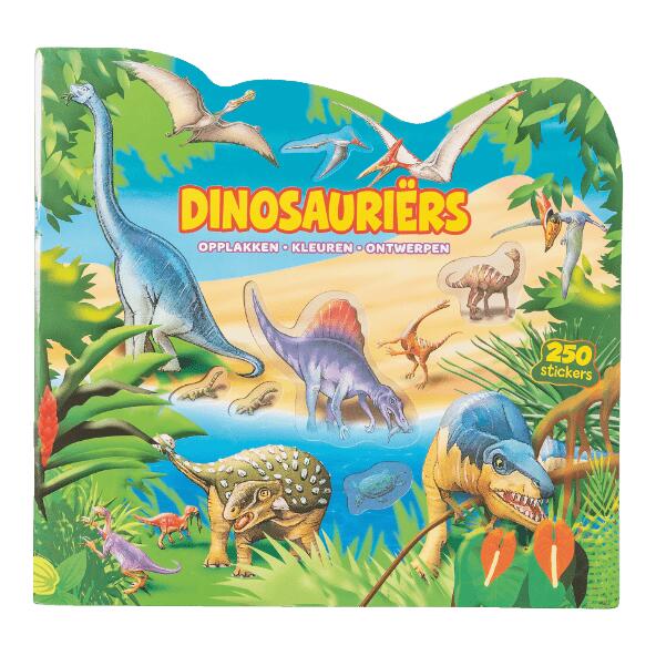 Kleur- en stickerboek