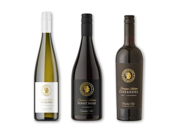 FRANKLINS Riesling, Pinot Noir eller Zinfandel