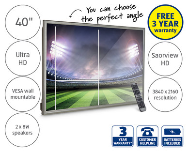 40" 4K Ultra HD TV