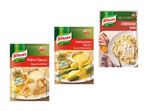 Sauces Knorr (uniquement en Suisse romande et alémanique)