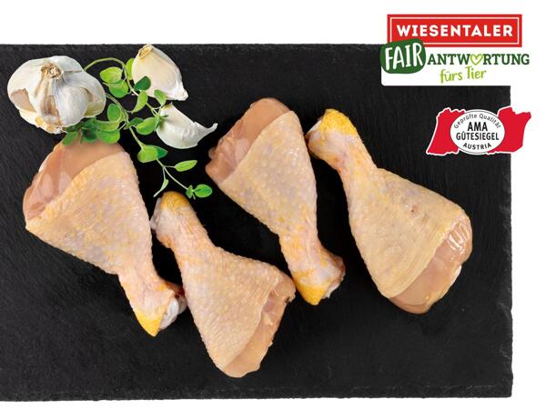 Frische Maishendl Unterkeulen