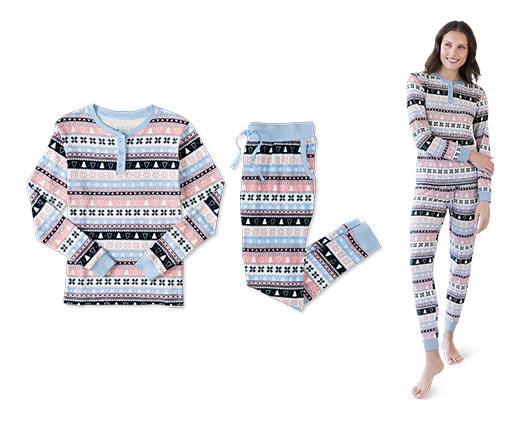 Serra Ladies 2 Piece Thermal Sleepwear Set