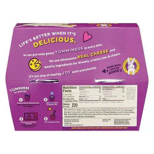 White Cheddar Macaroni & Cheese Cups, 4 count