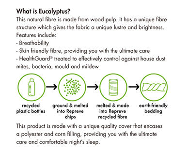 Eucalyptus Cotton Cover Quilt with Repreve(R) Corn Filling – Queen Size
