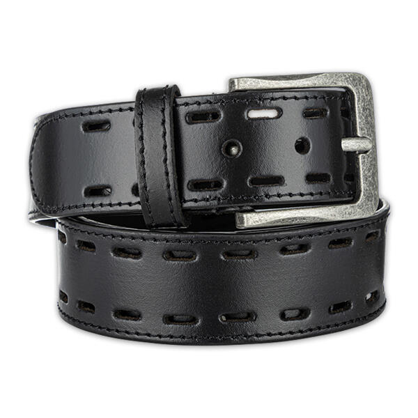 Jeans-Leder-Gürtel