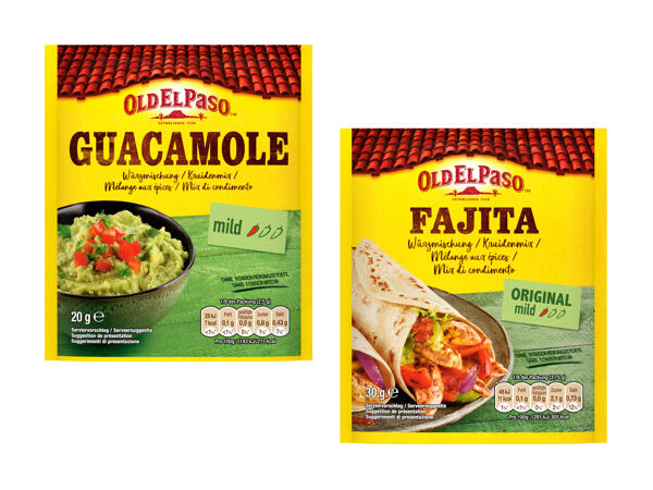 Guacamole Old el Paso/Fajita mix