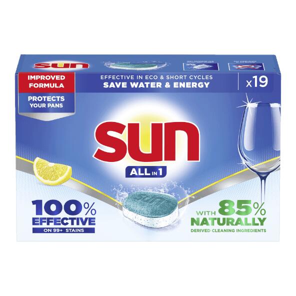 SUN(R) Vaatwastabletten all-in-one, 133 st.