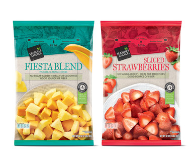 Season's Choice	Fiesta Blend or Sliced Strawberries